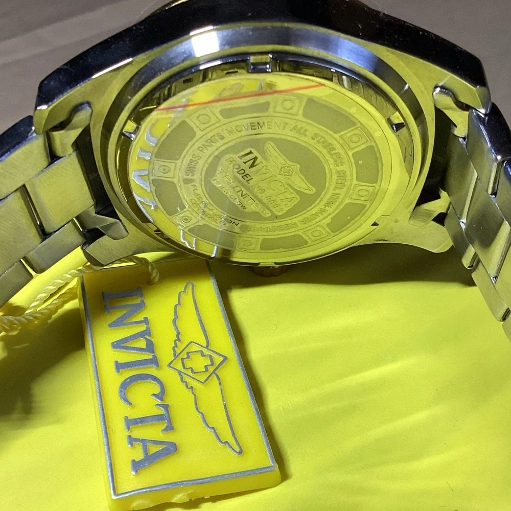 Invicta Specialty Men 44mm Stainless Steel Gold Model 6693 - Quartz Men's Watch